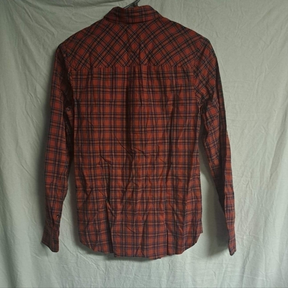 🧡J.CREW Plaid Button Down Top - Picture 5 of 5